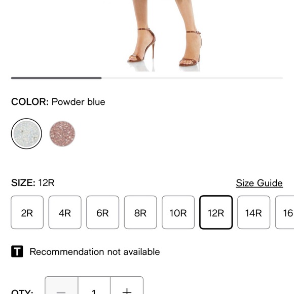 Mac Duggal Beaded Tea Length Gown - Picture 9 of 9